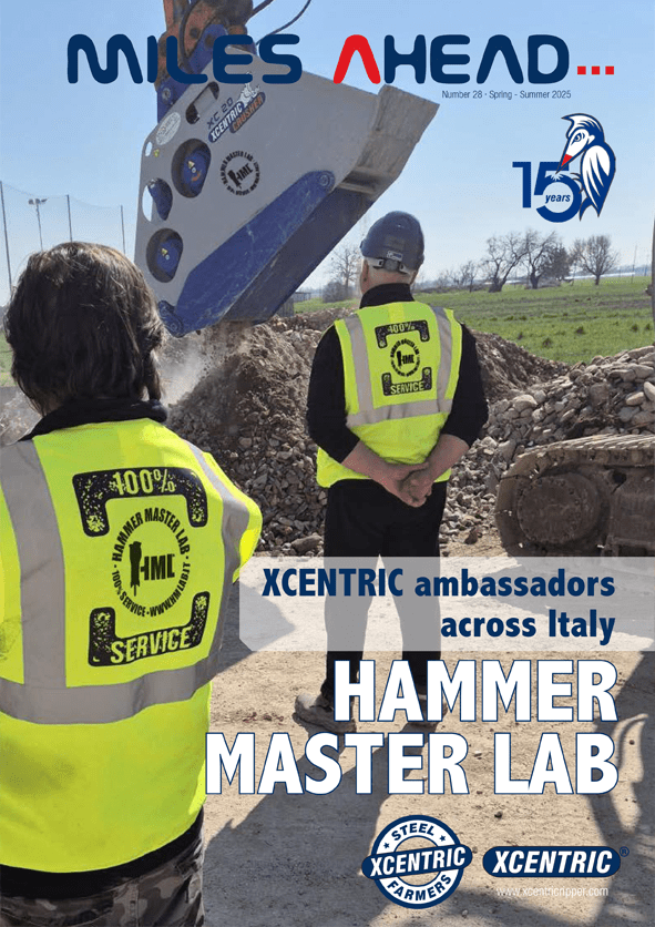 Xcentric magazine Miles Ahead, cover of the number 28